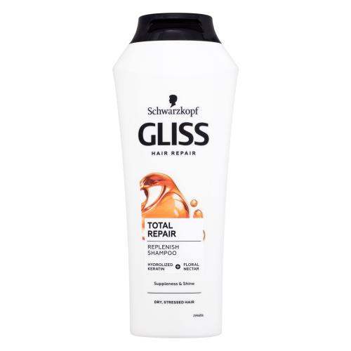 Schwarzkopf Gliss Total Repair 250 ml šampón pre ženy na poškodené vlasy; na šedivé vlasy