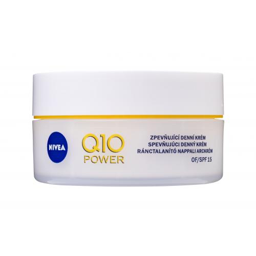 Nivea Q10 Power Anti-Wrinkle + Firming SPF15 50 ml denný pleťový krém pre ženy na zmiešanú pleť; na normálnu pleť; proti vráskam