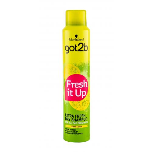 Schwarzkopf Got2b Fresh It Up Extra Fresh 200 ml suchý šampón pre ženy na všetky typy vlasov