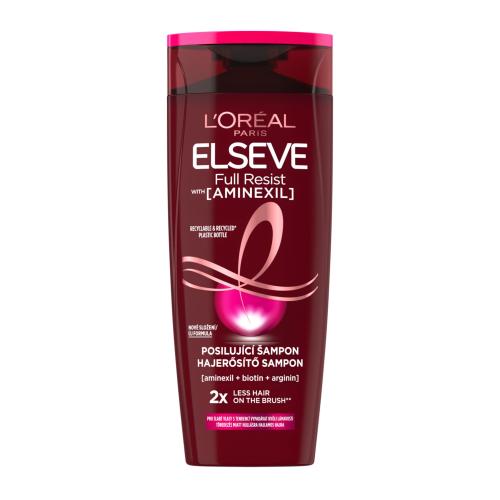 L'Oréal Paris Elseve Full Resist Aminexil Strengthening Shampoo 400 ml šampón pre ženy proti vypadávaniu vlasov; na oslabené vlasy