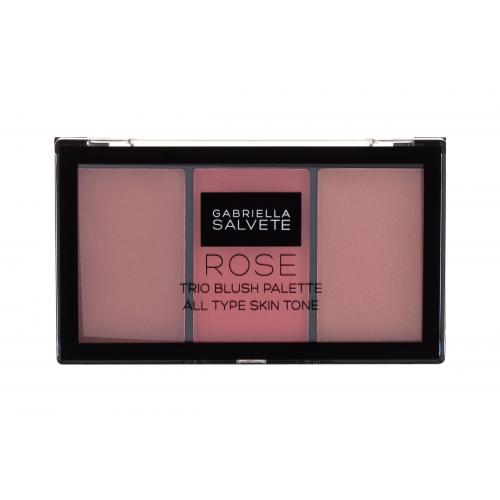 Gabriella Salvete Trio Blush Palette 15 g lícenka pre ženy 02 Rose
