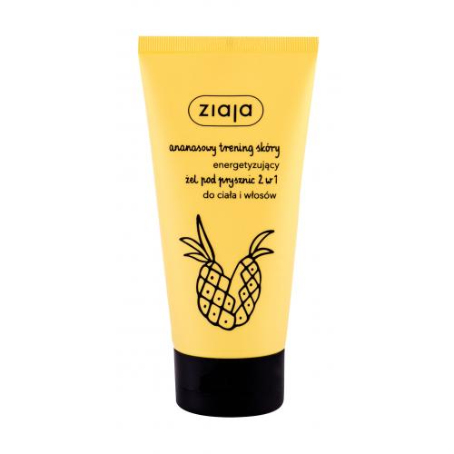 Ziaja Pineapple energizujúci sprchový gél na telo a vlasy 160 ml