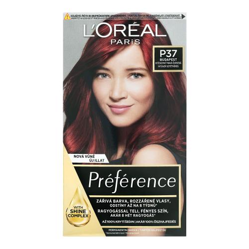 L’Oréal Paris Préférence farba na vlasy odtieň 3.66 Intense Dark Red 1 ks
