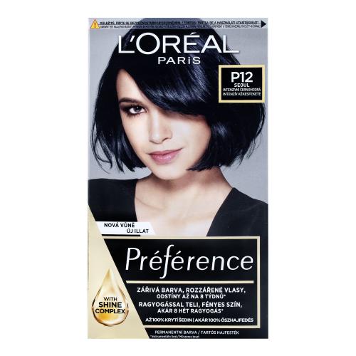 L’Oréal Paris Préférence farba na vlasy odtieň P12 Intense Cool Black 1 ks