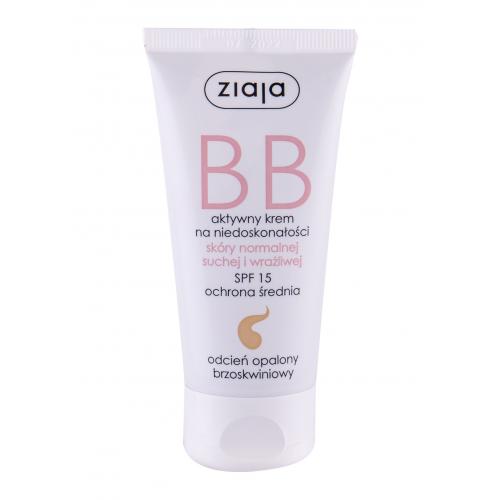 Ziaja BB Cream Normal and Dry Skin SPF15 50 ml bb krém pre ženy Dark