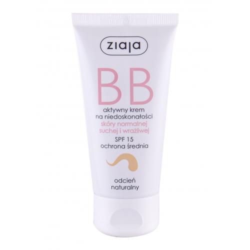 Ziaja BB Cream Normal and Dry Skin SPF15 50 ml bb krém pre ženy Natural