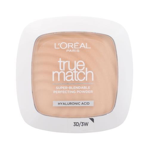 L'Oréal Paris True Match 9 g púder pre ženy 3.D/3.W Dore Warm