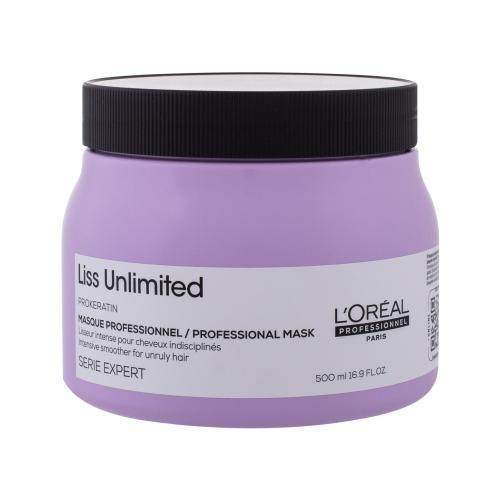 L'Oréal Professionnel Liss Unlimited Professional Mask 500 ml maska na vlasy pre ženy na nepoddajné vlasy
