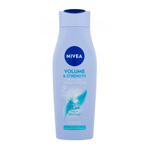 Nivea Volume & Strength 400 ml šampón pre ženy na jemné vlasy; na oslabené vlasy