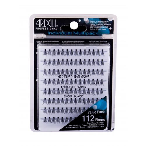 Ardell Individuals Duralash Knot-Free Flares 112 ks umelé mihalnice pre ženy Short Black