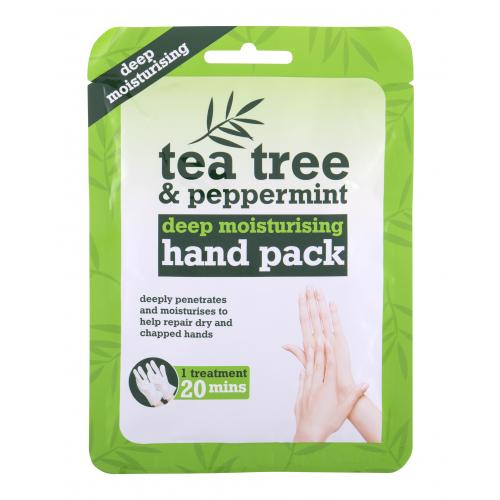 Xpel Tea Tree Tea Tree & Peppermint Deep Moisturising Hand Pack 1 ks hydratačná rukavica pre ženy