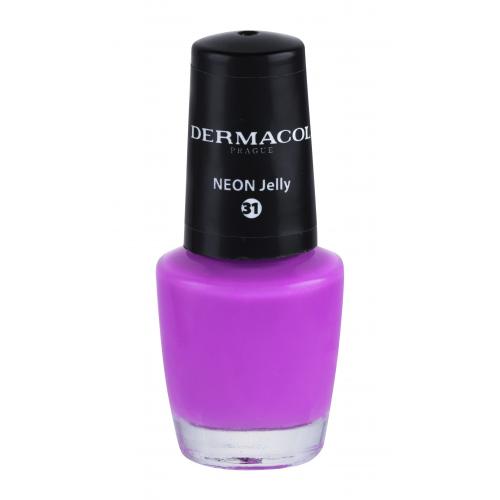 Dermacol Neon 5 ml lak na nechty pre ženy 31 Neon Jelly