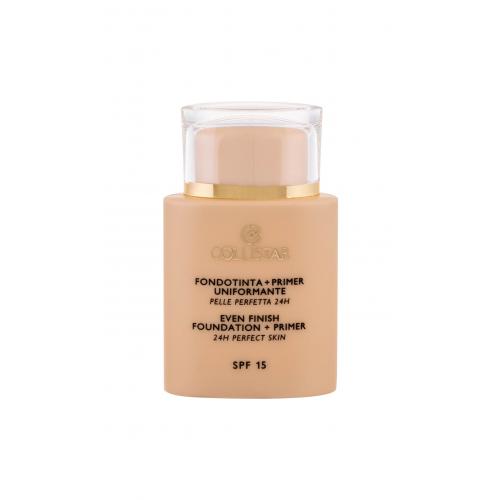 Collistar Even Finish Foundation+Primer 24h Perfect Skin make-up a podkladová báza SPF 15 odtieň 2 Cameo 35 ml