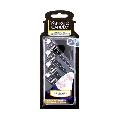 Yankee Candle Midsummer´s Night Vent Stick 4 ks vôňa do auta unisex