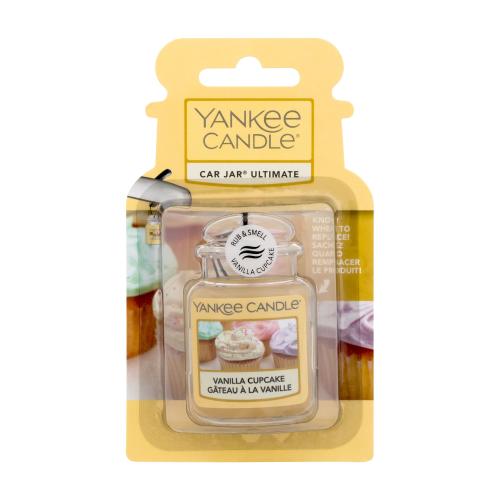 Yankee Candle Vanilla Cupcake Car Jar 1 ks vôňa do auta unisex