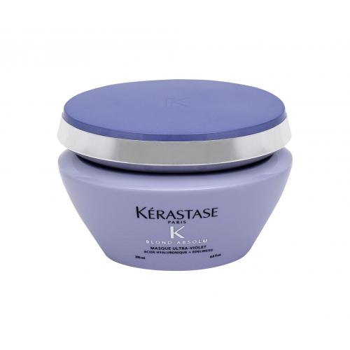 Kérastase Blond Absolu Masque Ultra-Violet 200 ml maska na vlasy pre ženy poškodená krabička na farbené vlasy; na blond vlasy