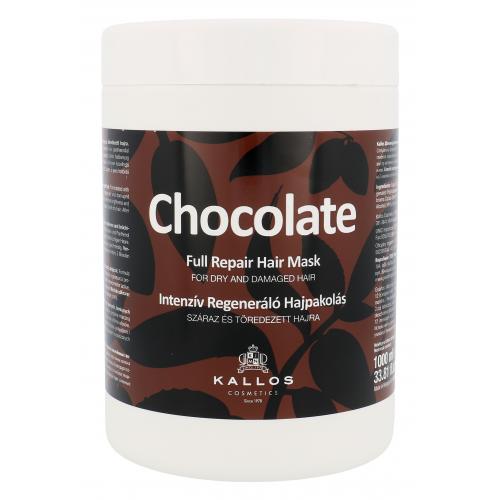 Kallos Cosmetics Chocolate 1000 ml regeneračná maska pre suché a poškodené vlasy pre ženy