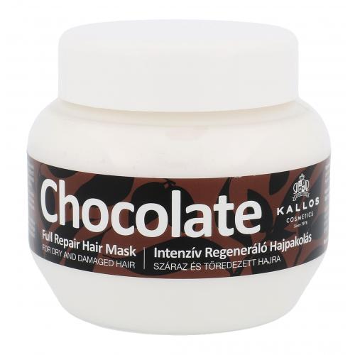 Kallos Cosmetics Chocolate 275 ml maska pre suché a poškodené vlasy pre ženy