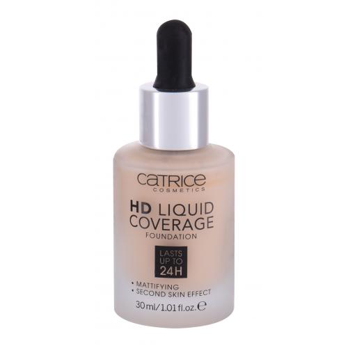 Catrice HD Liquid Coverage make-up odtieň 002 Porcelain Beige 30 ml