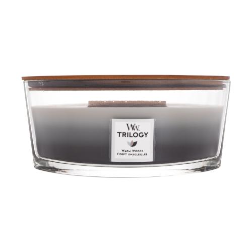 WoodWick Trilogy Warm Woods 453,6 g vonná sviečka unisex
