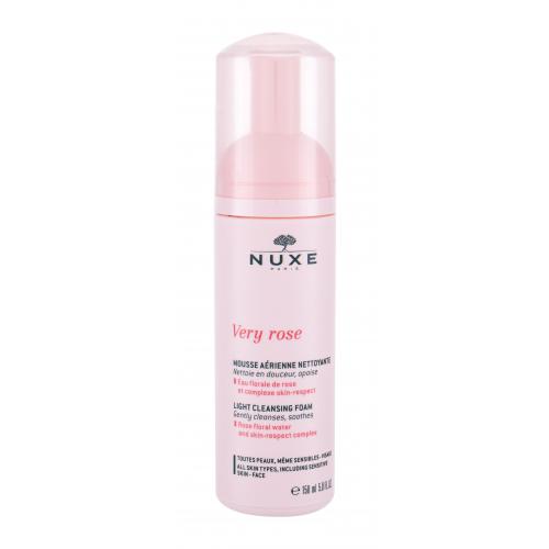Nuxe Very Rose jemná čistiaca pena pre všetky typy pleti 150 ml