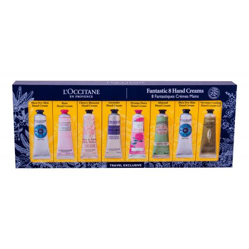 L'Occitane Shea Butter darčeková kazeta krém na ruky 8x30 ml pre ženy