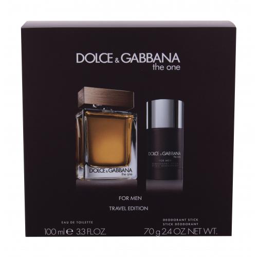 Dolce&Gabbana The One For Men darčeková kazeta pre mužov toaletná voda 100 ml + deostick 75 ml