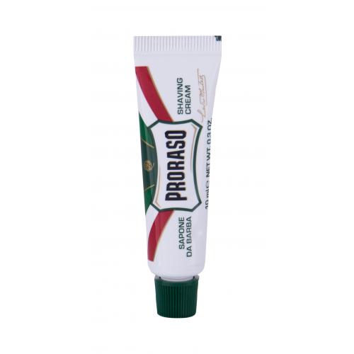 Proraso Green krém na holenie v tube cestovný pre mužov 10 ml