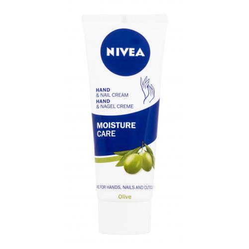 Nivea Hand Care Moisture Olive 75 ml hydratačný krém na ruky s olivovým olejom pre ženy