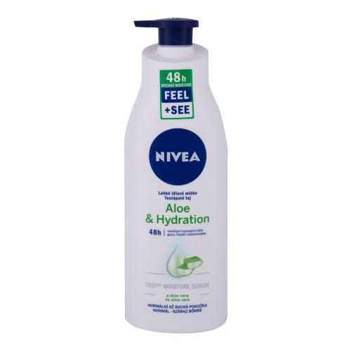 Nivea Aloe & Hydration 48h 400 ml hydratačné telové mlieko s aloe vera pre ženy
