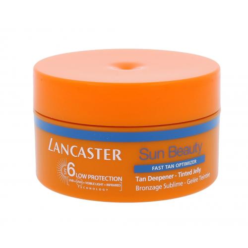 Lancaster Sun Beauty Tan Deepener Tinted Jelly SPF6 200 ml opaľovací prípravok na telo unisex poškodená krabička