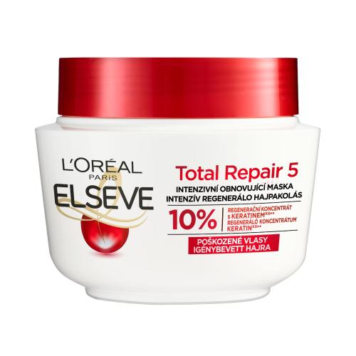 L'Oréal Paris Elseve Total Repair 5 Mask 300 ml maska na vlasy pre ženy na poškodené vlasy; na oslabené vlasy