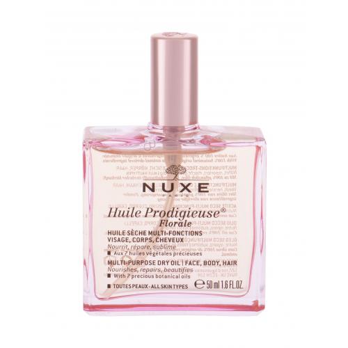 NUXE Huile Prodigieuse® Florale Multi-Purpose Dry Oil 50 ml multifunkčný skrášľujúci suchý olej na tvár, telo a vlasy pre ženy