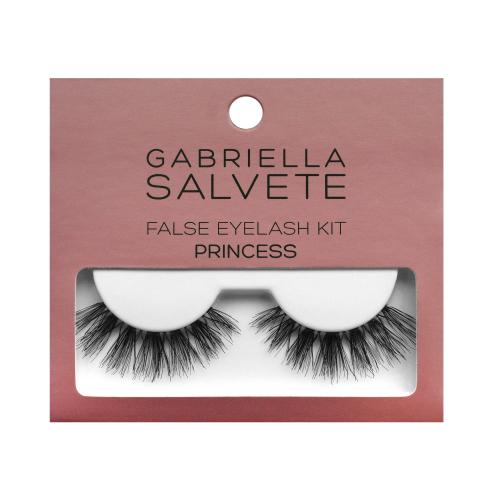 Gabriella Salvete False Eyelash Kit Princess umelé mihalnice umelé riasy 1 pár + lepidlo na riasy 1 g pre ženy
