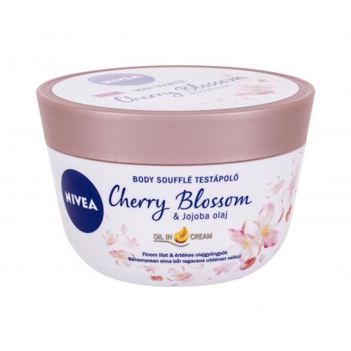 Nivea Body Soufflé Cherry Blossom & Jojoba Oil 200 ml telový krém pre ženy