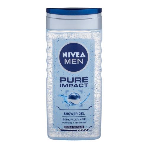 Nivea Men Pure Impact 250 ml sprchovací gél pre mužov
