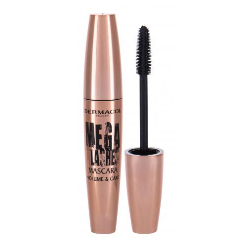 Dermacol Mega Lashes Volume & Care riasenka pre extrémny objem a intenzívnu čiernu farbu 11,5 ml