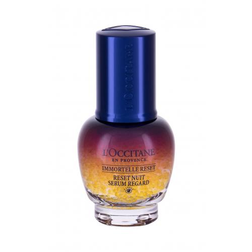 L'Occitane Immortelle Reset Overnight 15 ml očné sérum na veľmi suchú pleť; výživa a regenerácia pleti; na rozjasnenie pleti