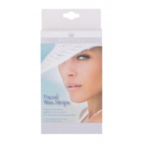 Revitale Wax Strips Facial 12 ks depilačný prípravok pre ženy