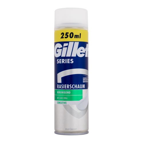 Gillette Series Sensitive pena na holenie pre mužov 250 ml