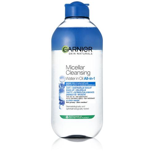 Garnier SkinActive Micellar Two-Phase 400 ml micelárna voda pre ženy na veľmi suchú pleť; na citlivú a podráždenú pleť