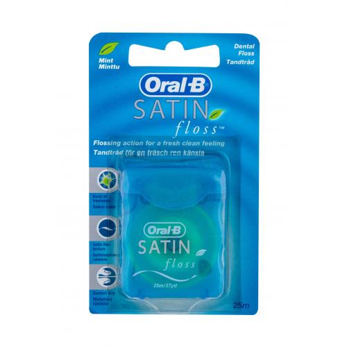 Oral-B Satin Floss dentálna niť príchuť Menthol 25 m