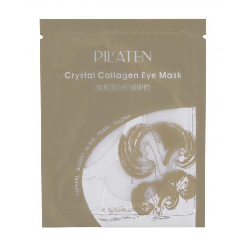 Pilaten Collagen Crystal Collagen Eye Mask 7 g očný gél pre ženy na veľmi suchú pleť; na opuchy a kury pod očami; na dehydratovanu pleť