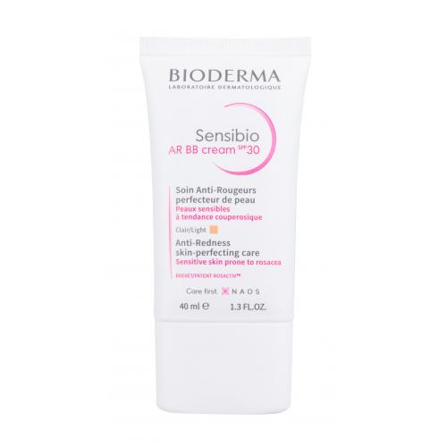 Bioderma Sensibio AR BB Cream Anti-Redness Skin-Perfecting Care Claire Light BB krém proti začervenaniu 40 ml