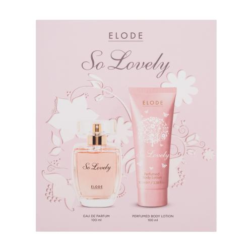ELODE So Lovely darčeková kazeta parfumovaná voda 100 ml + telové mlieko 100 ml pre ženy