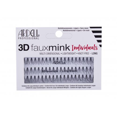 Ardell 3D Faux Mink Individuals Long 60 ks umelé mihalnice pre ženy Black