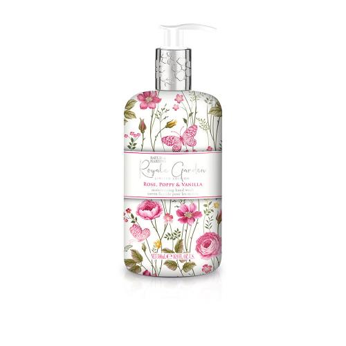 Baylis & Harding Royale Garden Rose, Poppy & Vanilla tekuté mydlo na ruky 500 ml