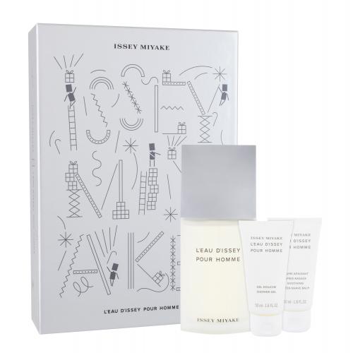 Issey Miyake L´Eau D´Issey Pour Homme darčeková kazeta pre mužov toaletná voda 125 ml + sprchovací gél 50 ml + balzam po holení 50 ml