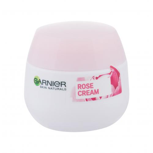 Garnier Skin Naturals Rose Cream 50 ml hydratačný denný krém na suchú a citlivú pleť pre ženy