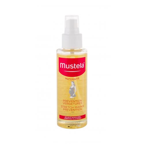 Mustela Maternité Stretch Marks Oil 105 ml proti celulitíde a striám pre ženy poškodená krabička